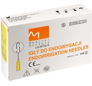 IGŁY /do przemywania kanałów, 1 otwór/ 0,3x25 100szt. Medical