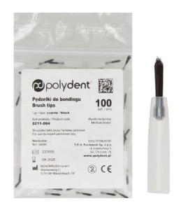 PĘDZELKI do bondingu 100szt. (czarne)