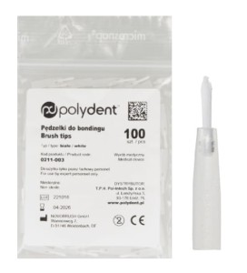 PĘDZELKI do bondingu 100szt. (białe)