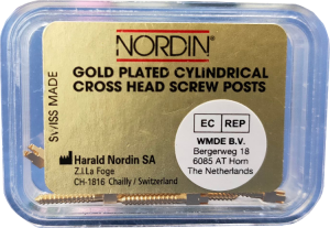 WKŁADY K-K Nordin S (krótkie) pozłacane (1op=12szt.)