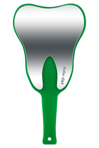 LUSTERKO ZĄB z rączką 3004-4 (zielone)