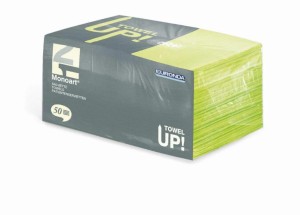 SERWETY SKŁADANE Euronda 33x45cm (limonka) 50szt.