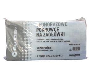 POKROWIEC /na zagłówek/ Mustaf-A 50szt. (niebieski)