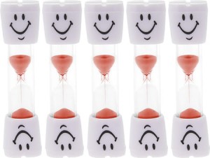 ZABAWKI Polydent /klepsydra czerwona/ 5szt.