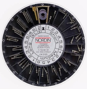 WKŁADY K-K Nordin ASS (mix rozmiarów) /tytanowe/ 60szt.