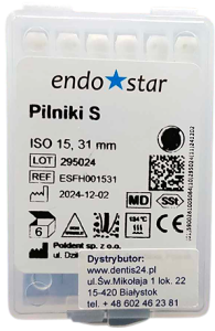 PILNIKI Typ S Poldent Endostar 6szt. 31mm 15
