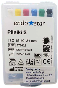 PILNIKI Typ S Poldent Endostar 6szt. 31mm 15-40