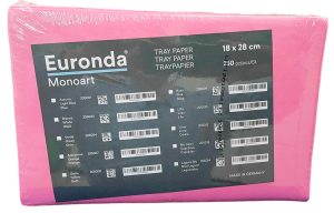 PAPIER Euronda Monoart 28cm x 18cm 250szt. (różowy)