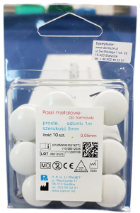 PASKI METALOWE DROPS Pamet (op= 10 sztuk) 0,05mm.