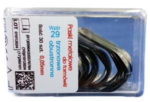 PASKI DO FORMÓWEK Pamet Nr.29 /anatomiczne  - trzon. obustronne 30szt./ 0,05mm.