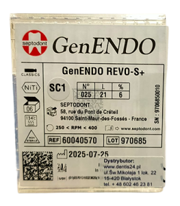 GenENDO Pilniki maszynowe REVO-S+ 6szt. 21mm SC1 25.06 (Opener)