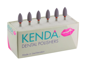 KENDA NOBILIS 6szt. (1-Step) Diamond Polishers (fioletowe) Ref.0308 (stożek)