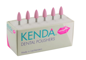 KENDA C.G.I. 6szt. (3-Step) Fine-Polishers (różowe) Ref.908F (stożek)