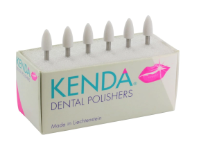 KENDA C.G.I. 6szt. (3-Step) Coarse-Polishers (białe) Ref.908C (stożek)