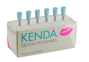 KENDA MICROFILL 6szt. (2-Step) High Shine Polishers (niebieskie) Ref.5005 (kielich)