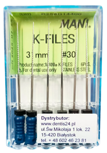 PILNIKI Typ K Mani 6szt. 31mm 30
