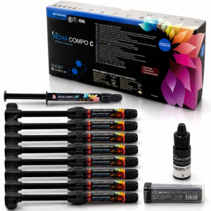 NOVA COMPO C /zestaw 8x4g./ (A1x3, A2x3, A3x2) + Bond 5ml. + Flow 2g.