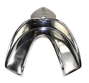 ŁYŻKA WYCISKOWA (z rantem) METAL. Zhermack Nr.4 dolna (duża)